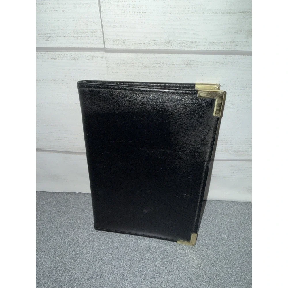 IBM Boulder Briefing Center - Hazel USA - VTG 90s Faux Leather Notepad Folder